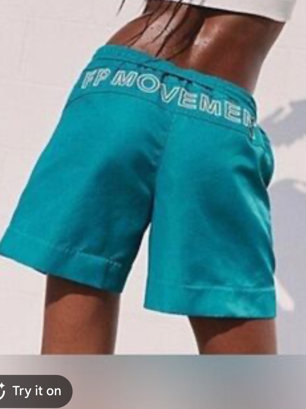 FP Movement by Free People Teal Athletic Shorts Look back on it Medium